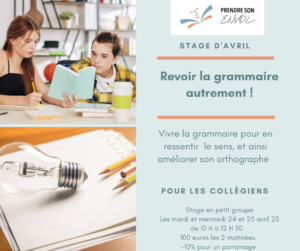 Lire la suite à propos de l’article Revoir la grammaire autrement !